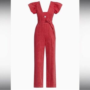 En Saison AcidWash Cotton Jumpsuit